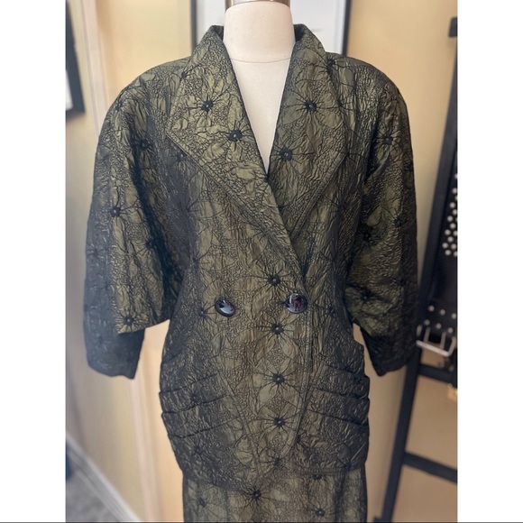 VINTAGE 80s EMILIO PARIS 2 piece set sz 4/6 - Picture 5 of 8